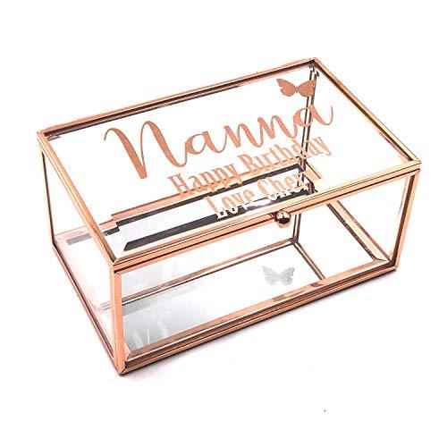 ukgiftstoreonline Personalised Jewellery Box Gift For Her Any Occasion Gran Nan Auntie Mum Sister Nana Nanna Mummy - ukgiftstoreonline