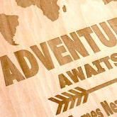 ukgiftstoreonline Personalised Large Adventure Travel Holiday Scrapbook Photo Album - ukgiftstoreonline