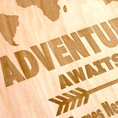 ukgiftstoreonline Personalised Large Adventure Travel Holiday Scrapbook Photo Album - ukgiftstoreonline