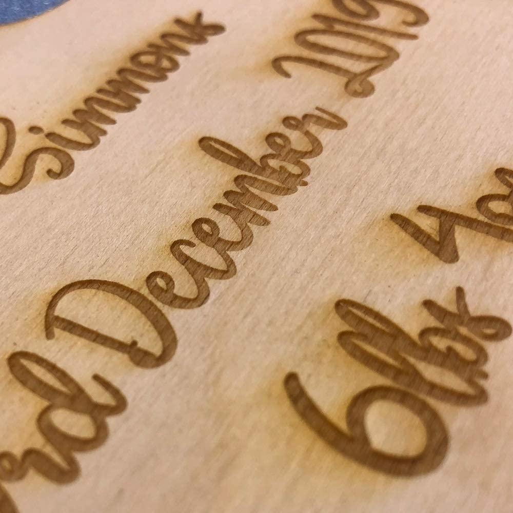 ukgiftstoreonline Personalised Large Baby Boy Memory Scrapbook Photo Album Guest Book - ukgiftstoreonline