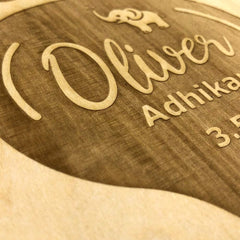 ukgiftstoreonline Personalised Large Baby Memory Scrapbook Photo Album Guest Book - ukgiftstoreonline