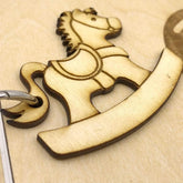 ukgiftstoreonline Personalised Large Baby Memory Scrapbook Photo Album Guest Book - ukgiftstoreonline