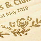 ukgiftstoreonline Personalised Large Wooden 60th Anniversary Scrapbook Photo Album Keepsake - ukgiftstoreonline