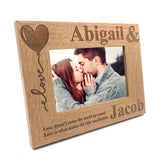 ukgiftstoreonline Personalised Love Couple Photo Frame Gift - ukgiftstoreonline