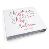 ukgiftstoreonline Personalised Mrs and Mrs Wedding Photo Album Keepsake Gift Boxed - ukgiftstoreonline