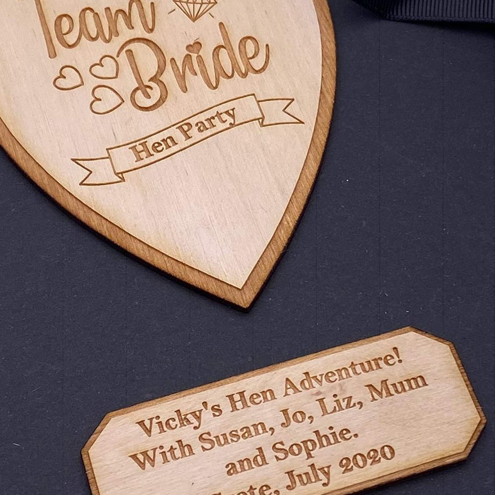 ukgiftstoreonline Personalised Team Bride Hen Party Scrapbook Photo Album Black Cover - ukgiftstoreonline