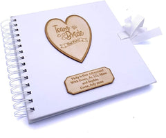 ukgiftstoreonline Personalised Team Bride Hen Party Scrapbook Photo Album White Cover - ukgiftstoreonline