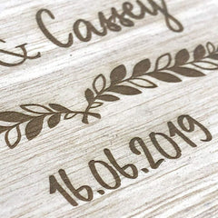 ukgiftstoreonline Personalised Wooden Keepsake Box Wedding Memory Engraved Gifts Any Name - ukgiftstoreonline