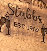 ukgiftstoreonline Set Of Two Personalised Mr and Mrs Wedding Gift Coasters - ukgiftstoreonline