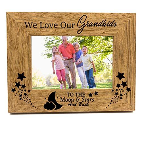ukgiftstoreonline We Love Our Grandchildren Wooden Photo Frame Gift - ukgiftstoreonline