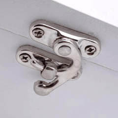 Personalised 13th Birthday Gift Keepsake Wooden Box With Gold Sparkles Design (Medium)