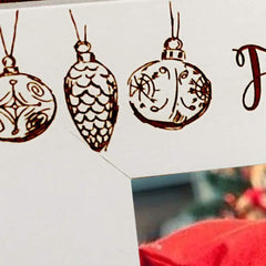 White Wooden First Christmas With My Auntie Photo Frame Gift - ukgiftstoreonline