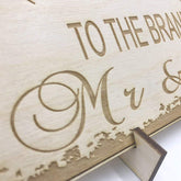 Wooden Wedding signs Plaques, Cards & Gifts to Bride Groom - ukgiftstoreonline