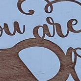 YOU ARE SO LOVED PERSONALISED BABY BOY BLUE WOODEN KEEPSAKE BOX - ukgiftstoreonline