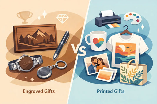 Engraved Gifts vs Printed Gifts Compared