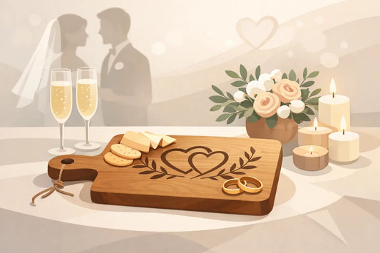 Why an Engraved Serving Board Wedding Gift Works
