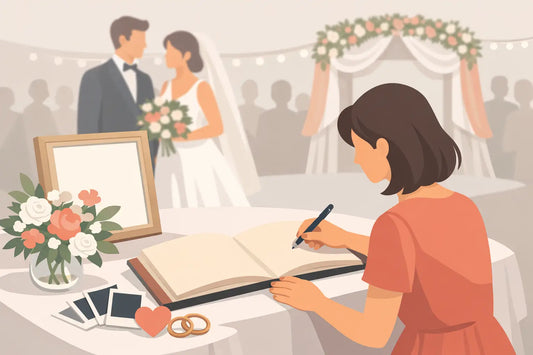 When Should Wedding Guests Sign a Guest Book?