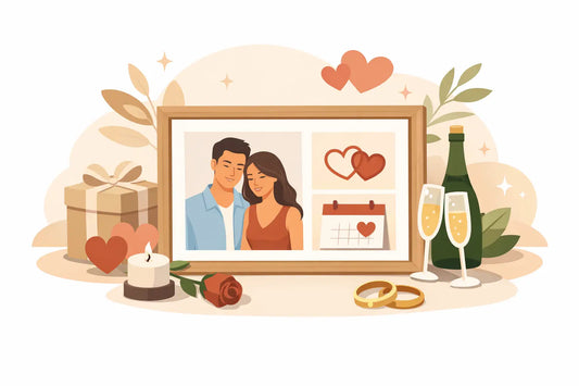 Why a Personalised Anniversary Frame Works