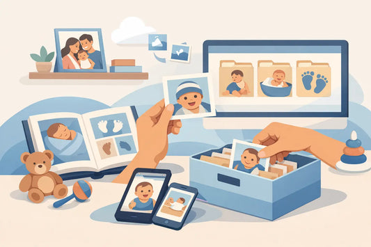 How to Organise Baby Photos Easily at Home