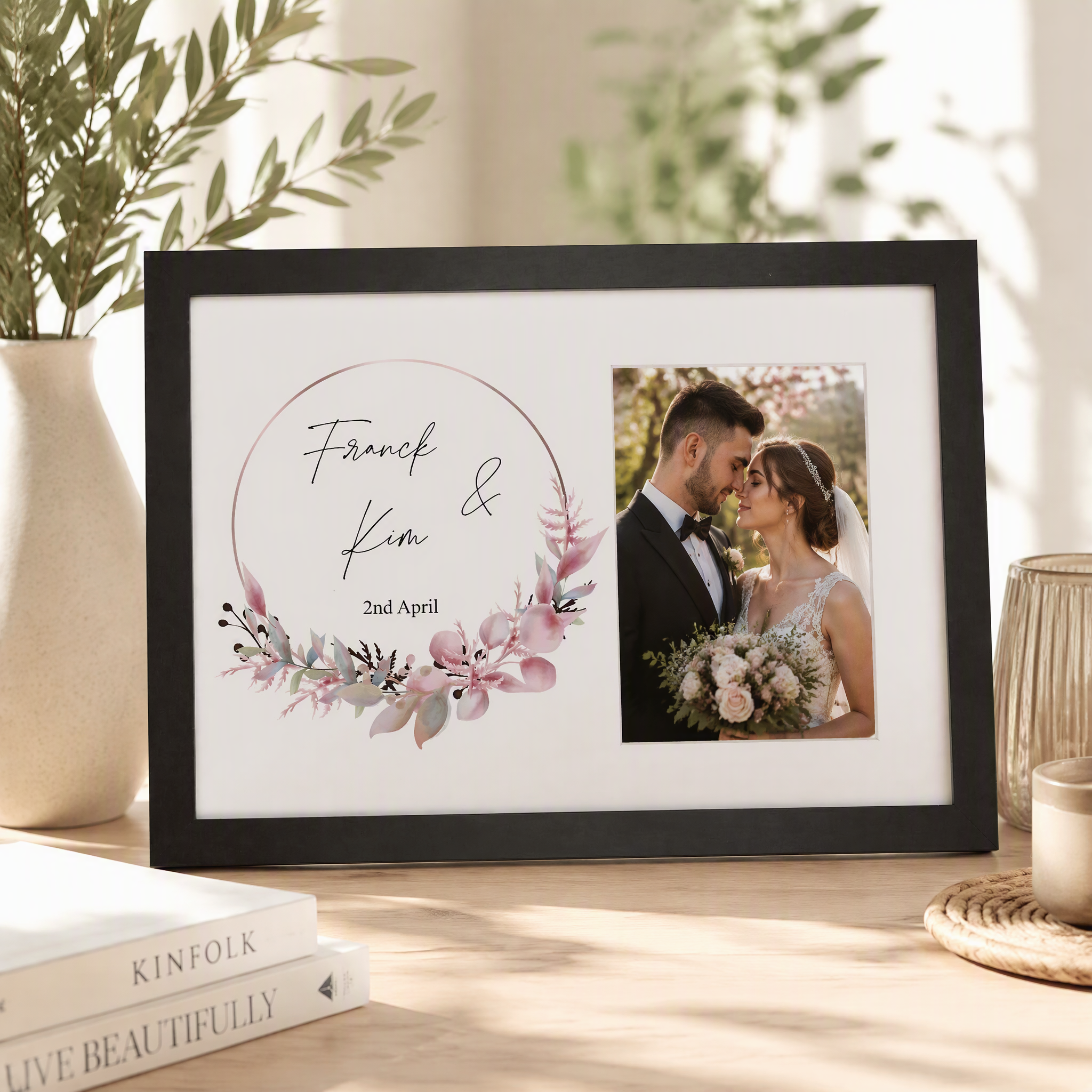 Personalised Wedding Day - Engagement Photo Frame Gift Special Day Keepsake wedding photo frame ukgiftstoreonline