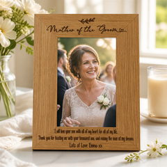 Personalised Mother Of The Groom Wedding Photo Picture Frame Portrait Photo Frame ukgiftstoreonline