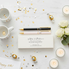 10th Anniversary Pen Set Personalised and Gift Boxed Anniversary Gifts ukgiftstoreonline