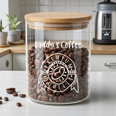 Personalised Coffee Jar with name Gift For Any Occasion