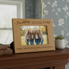 Personalised Friendship Kind Of Crazy Photo Frame gift Friends Photo Frame ukgiftstoreonline