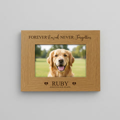Personalised Pet Remembrance Photo Frame I Loved You For All Your Life