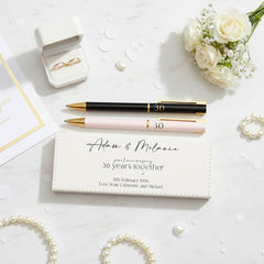 30th Anniversary Pen Set Personalised and Gift Boxed Anniversary Gifts ukgiftstoreonline