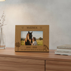 Personalised Engraved Horse Remembrance Memorial Photo Frame gift