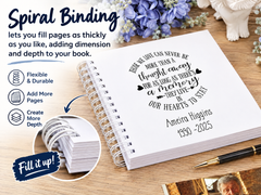 Personalised Those we love memorial remembrance Scrapbook Photo Album Scrapbook ukgiftstoreonline