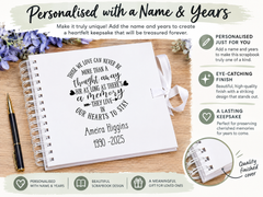 Personalised Those we love memorial remembrance Scrapbook Photo Album Scrapbook ukgiftstoreonline
