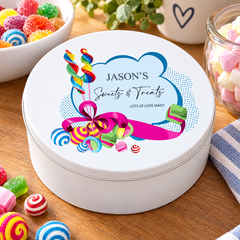 Personalised Any Name Sweet Storage Tin Gift Storage Tin ukgiftstoreonline
