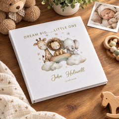 Large Personalised Book Bound Dream Big Little One Photo Album Customized Memory Book photo album ukgiftstoreonline