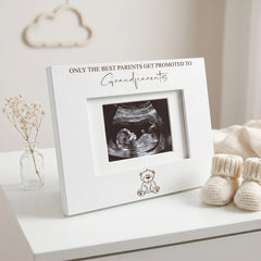 Ultrasound Baby Frame – Wooden Engraved Keepsake With Freestanding Photo Mount Photo Frame ukgiftstoreonline