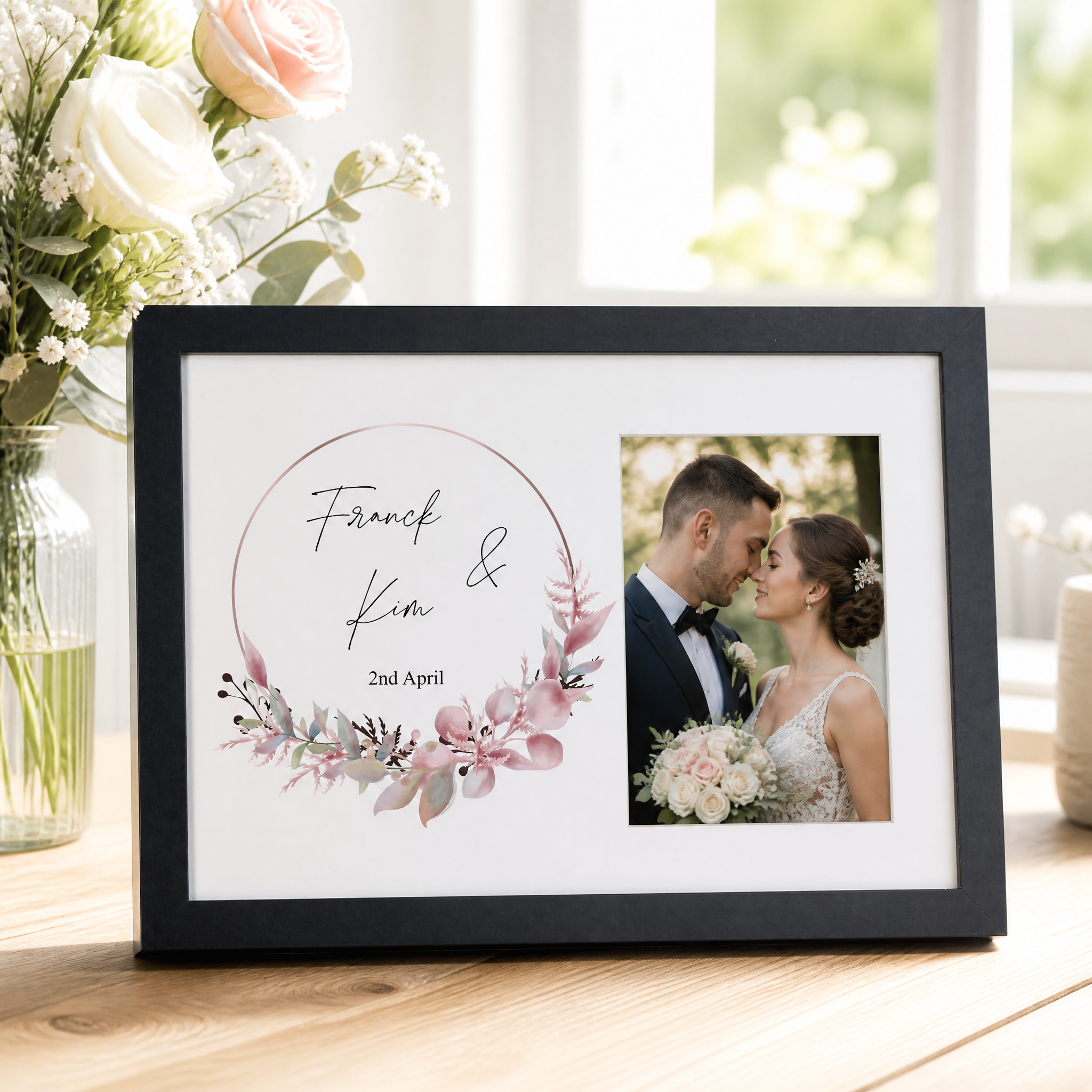 Personalised Wedding Day - Engagement Photo Frame Gift Special Day Keepsake wedding photo frame ukgiftstoreonline
