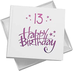 13th Birthday White Photo Album Gift For Him Or Her 50 x 6x4 Photos Pack of 5 Wholesale Trade