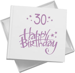 30th Birthday White Photo Album Gift For Him Or Her 50 x 6x4 Photos Pack of 5 Wholesale Trade