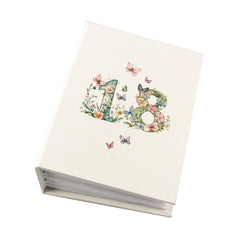 18th Birthday Photo Album Gift For Her 100 Photos 6"x4" Butterflies and Flowers Personalised Photo Album ukgiftstoreonline