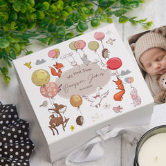 ukgiftstoreonline Personalised My First Year Birthday Keepsake Memory Box