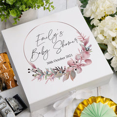 ukgiftstoreonline Personalised Baby Shower Keepsake Memory Box