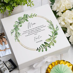 Personalised Mother Of The Bride Wedding Keepsake Box Gift