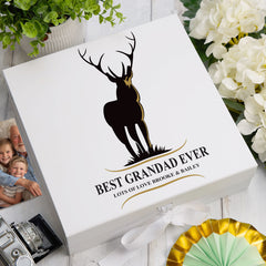 ukgiftstoreonline Personalised Best Grandad Ever Keepsake Memory Box