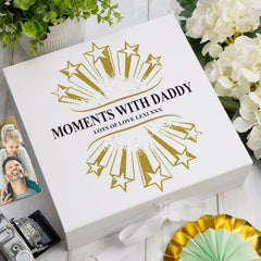 ukgiftstoreonline Personalised Moments with Daddy Keepsake Memory Box