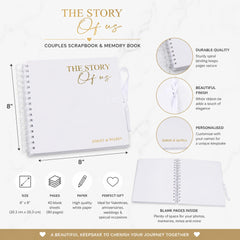 the story of us spiral notebook and memory book