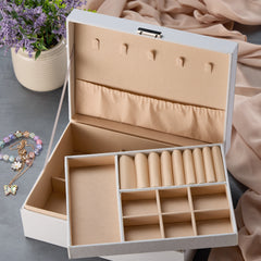 Personalised 50th Birthday Jewellery Box Gift For Her With Butterflies and Flowers