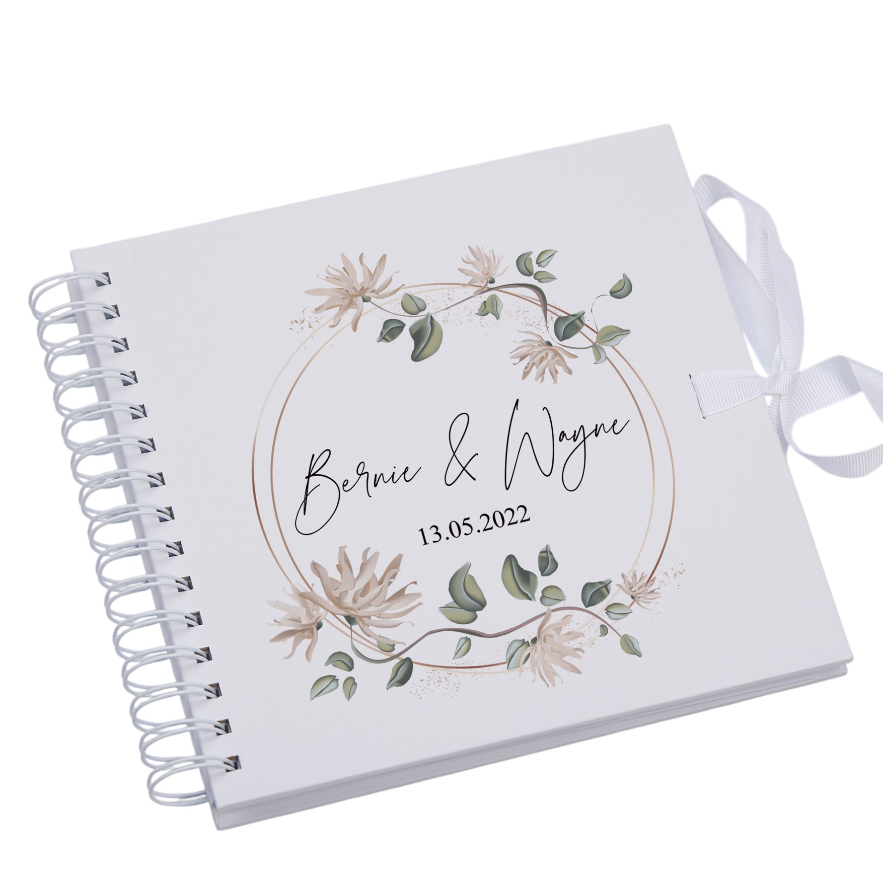 Personalised Wedding Scrapbook, Guest Book, Photo Album Wedding Couple