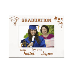 Now Hotter By One Degree Graduation Photo Frame Gift