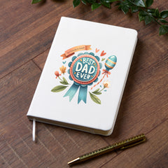 Personalised Best Dad Ever Journal Gift Leatherette Notebook Diary
